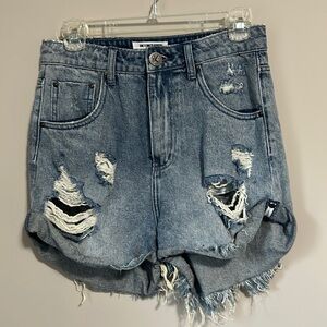 REVOLVE x ONE TEASPOON High Waist Bandits Jean Short Sz 28